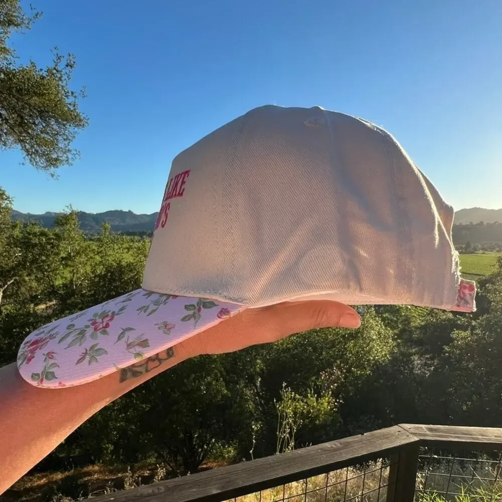 That Sounds Like My Husband's Problem Embroidered Floral Baseball Cap